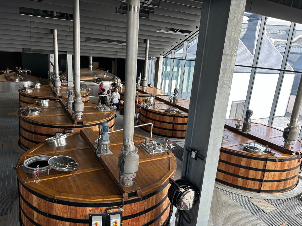 interior of Port Ellen whisky distillery