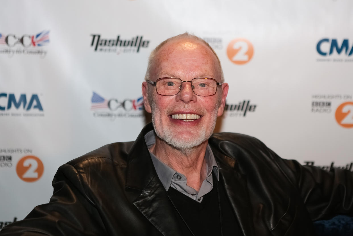 LONDON, UNITED KINGDOM - MARCH 16: Bob Harris poses backstage as host of the C2C Music Festival at O2 Arena on March 16, 2014 in London, United Kingdom. (Photo by Christie Goodwin/Redferns via Getty Images)
