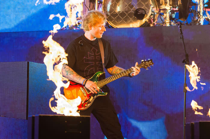 Ed Sheeran en concierto