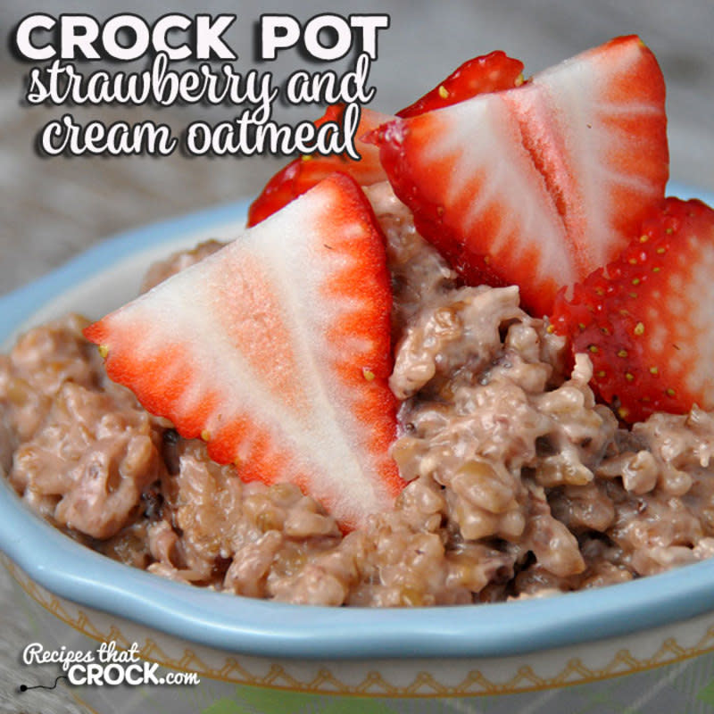 <p>Recipes That Crock</p><p><strong>Get the recipe: <a href="https://www.recipesthatcrock.com/crock-pot-strawberry-and-cream-oatmeal/" rel="nofollow noopener" target="_blank" data-ylk="slk:Crock Pot Strawberry Cream Oatmeal;elm:context_link;itc:0;sec:content-canvas" class="link rapid-noclick-resp">Crock Pot Strawberry Cream Oatmeal</a></strong></p>