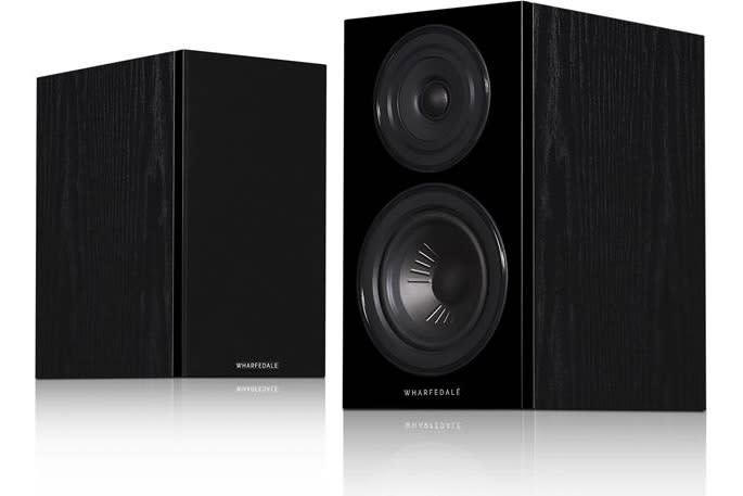 The Wharfedale Diamond 12.1 speakers.