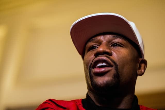 Floyd Mayweather Jr Press Conference – Savoy Hotel