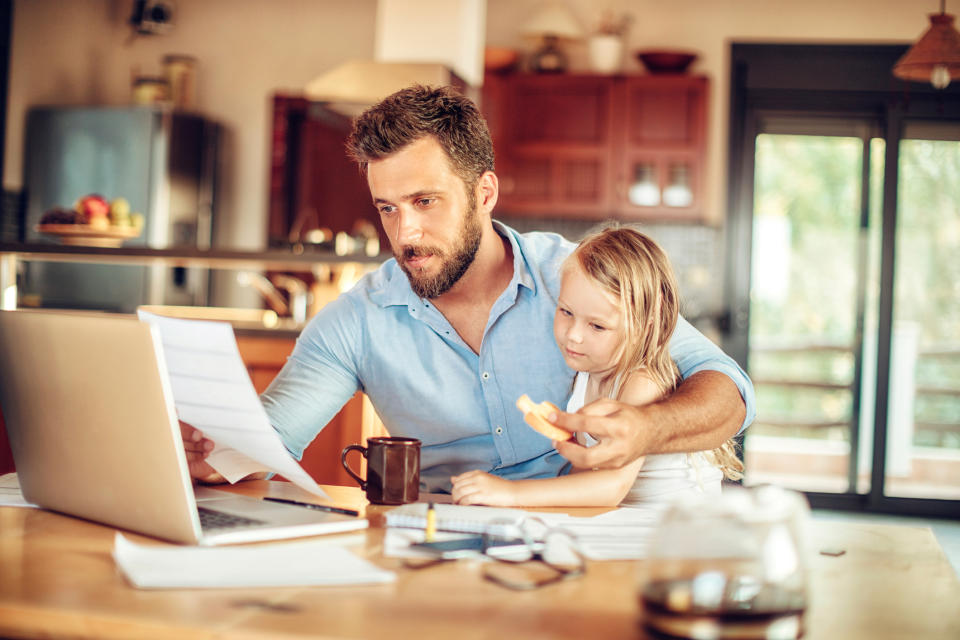 There was a difference between mothers and fathers in terms of passing stress on. (Getty Images)