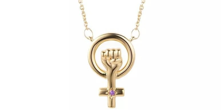 The Awe Inspired Woman Power Necklace is $140. (Photo: Awe Inspired)