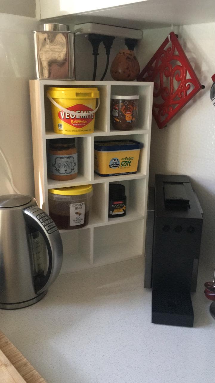 Kmart small shelf hack