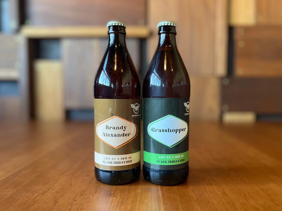 Gathering Place Brewing Co. will release two imperial blond milk stouts on Black Friday 2022 inspired by Wisconsin supper club ice cream drinks: Brandy Alexander and Grasshopper.