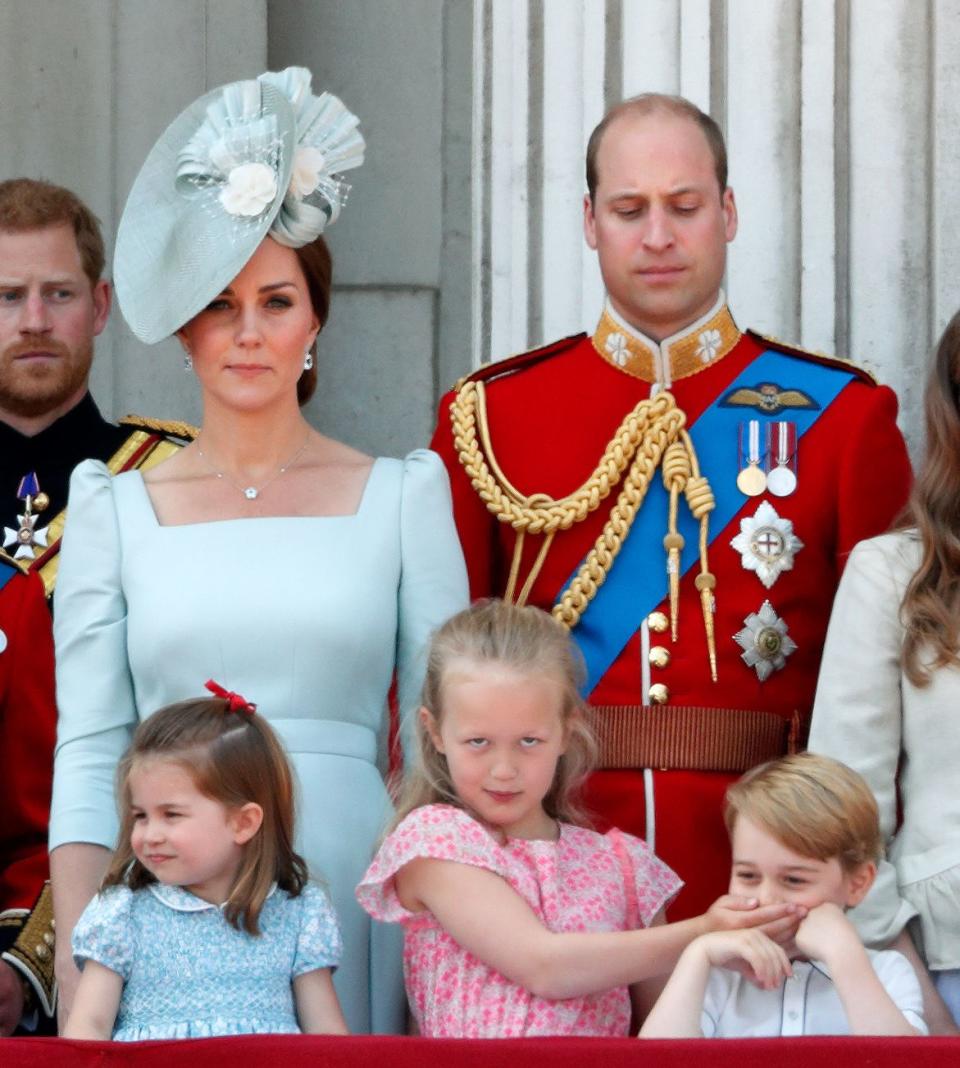 <p>Savannah Phillips takes matters into her own hands when Prince George can't stop giggling at the 2018 Trooping the Colour. </p>