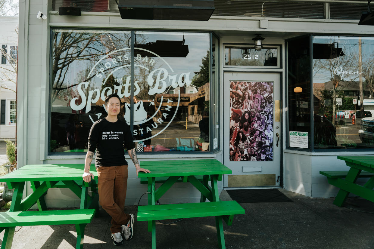 Jenny Nguyen opened the Sports Bra, an all-women's sports bar, in Portland in XXX. (Photo courtesy of Jenny Nguyen)