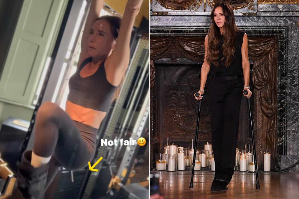 Victoria Beckham Does Sweat-Breaking Workout in a Sports Bra and ...