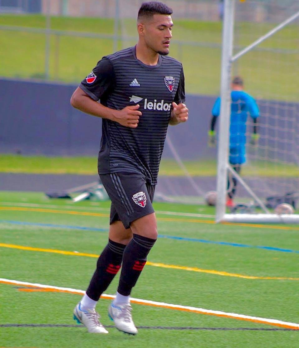 New Oxford grad Marcos Garcia played in D.C. United's academy system after a college career at Robert Morris and California University.