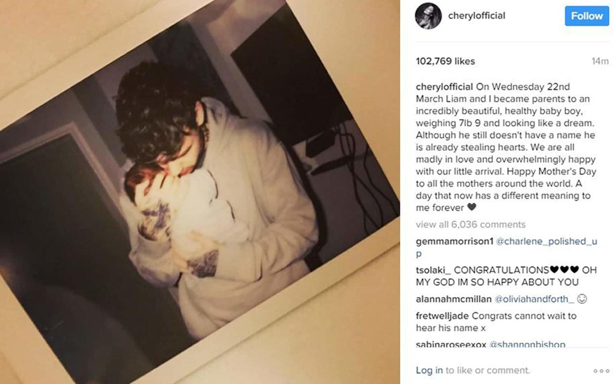 One Direction star Liam Payne and Cheryl have become parents to a baby boy. - PA