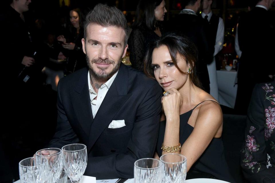 <p>Joe Maher/BFC/Getty Images</p>  David Beckham and Victoria Beckham