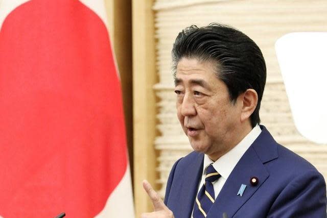 日本前首相安倍晉三對中國怒批「沒資格和權力討論就台灣問題說三道四」做出回應。（翻攝自首相官邸粉絲專頁）