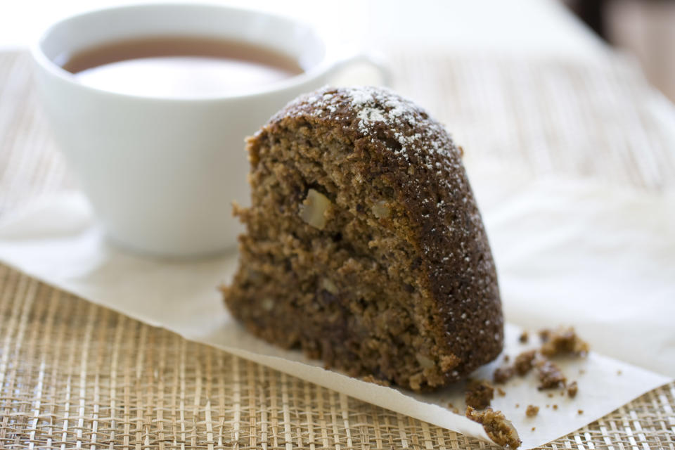 This Sept. 8, 2013 photo shows chocolate banana ginger quick bread in Concord, N.H. (AP Photo/Matthew Mead)