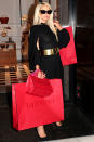 <p>Paris Hilton was spotted shopping at Valentino in Beverly Hills, California.</p>