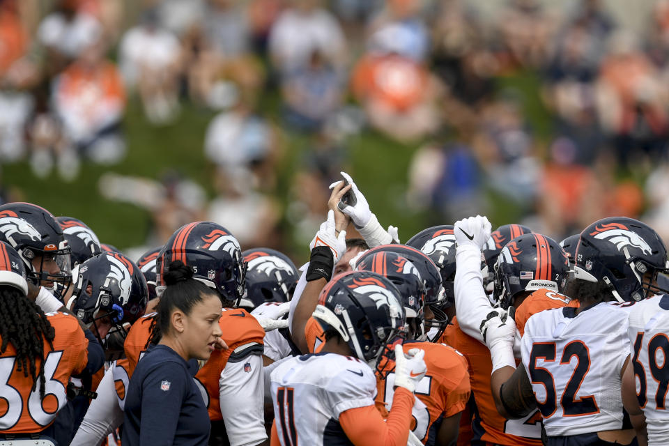 The Broncos have an uphill battle in a good AFC West. (Photo by AAron Ontiveroz/MediaNews Group/The Denver Post via Getty Images)