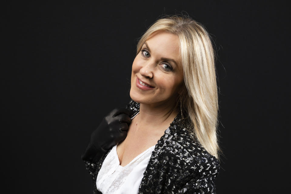 This Oct. 4, 2019 photo shows singer-songwriter Liz Phair posing for a portrait to promote her memoir "Horror Stories," in Los Angeles. (Photo by Willy Sanjuan/Invision/AP)