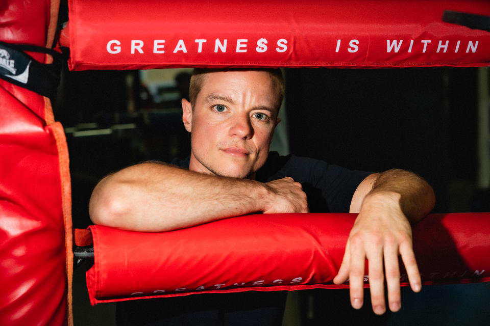 Nolan Hanson founded a group for trans boxers at Gleason’s Gym in Brooklyn.