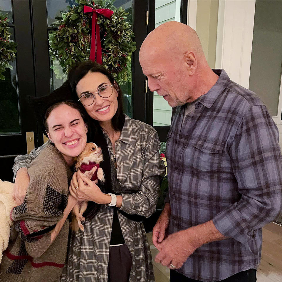 Bruce Willis and Demi Moore Enjoy Blended Family Dinner Ahead of the