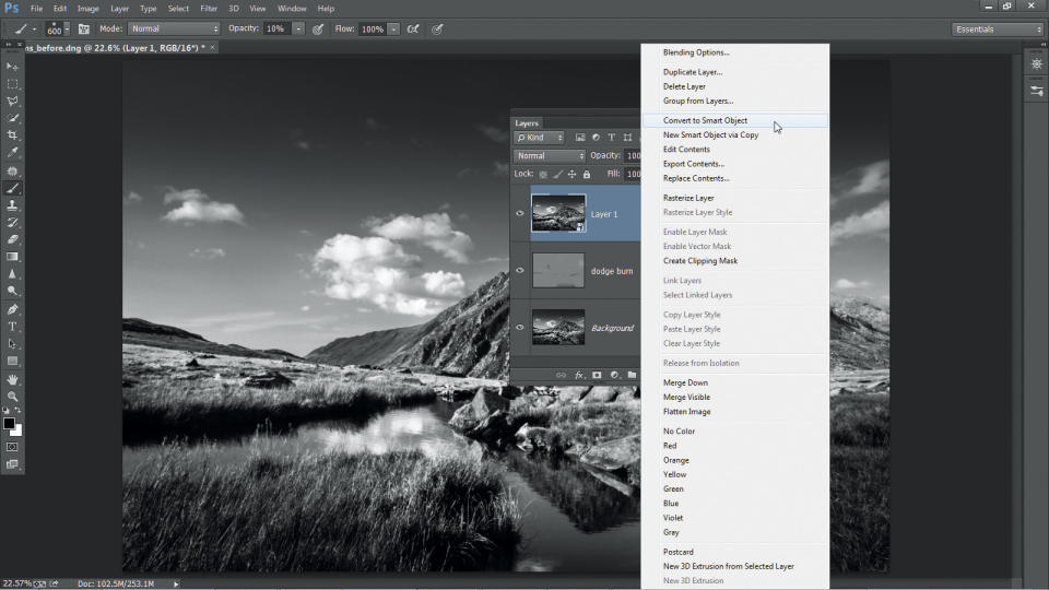 Get the Ansel Adams look in Photoshop