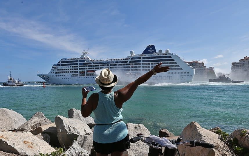 The first Cuba-bound cruise from the US set sail from Miami in May 2016, after a 50-year absence - AP