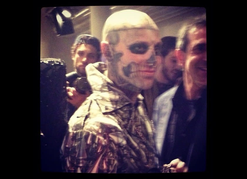 Zombie boy at #theblondes #nyfw - @sleeeon  