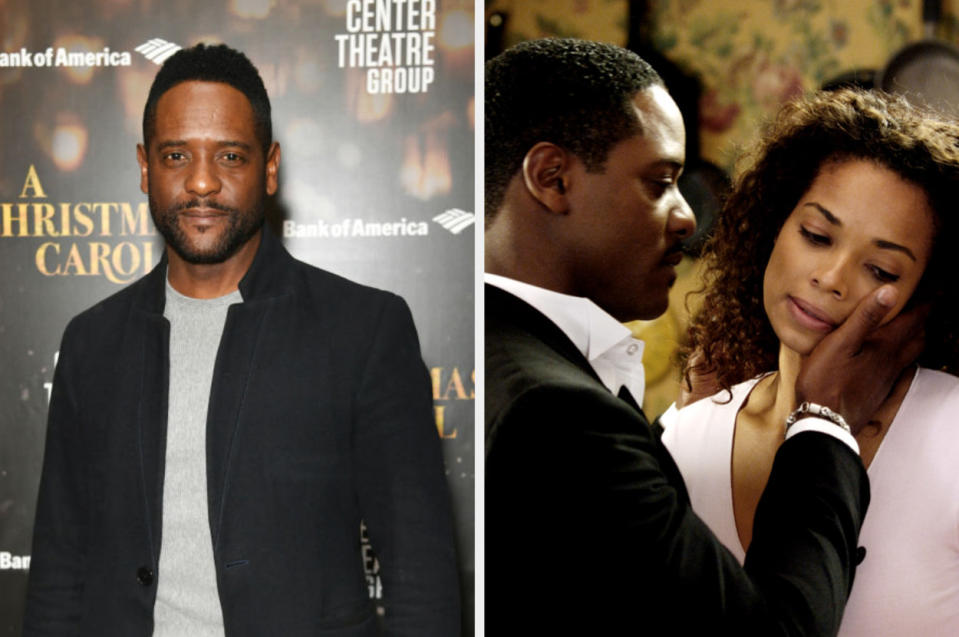 Blair Underwood vs. Carlos holding his wife's face