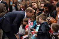 The Duke and Duchess of Cambridge visit the Cridge Centre for the Family to meet people, residents and supporters as well as the unveiling of a monument dedicated to people who have overcome adversity while on a tour of the centre in Victoria, B.C., Saturday, October 1, 2016. THE CANADIAN PRESS/Chad Hipolito