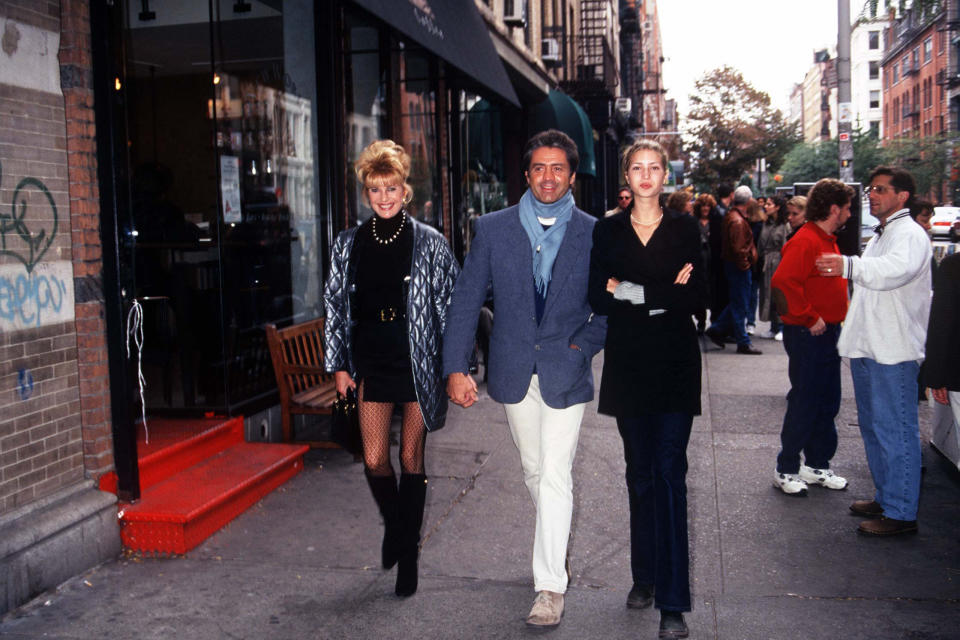 Ivana Trump, Roffredo Gaetani, and Ivanka Trump (Photo: Arnaldo Magnani/Getty Images)