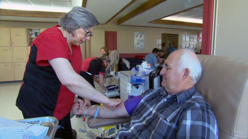 Canadian Blood Services turns to those whose lives were saved to draw people back to donor clinics