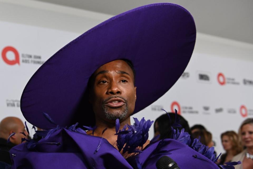 billy porter purple hat