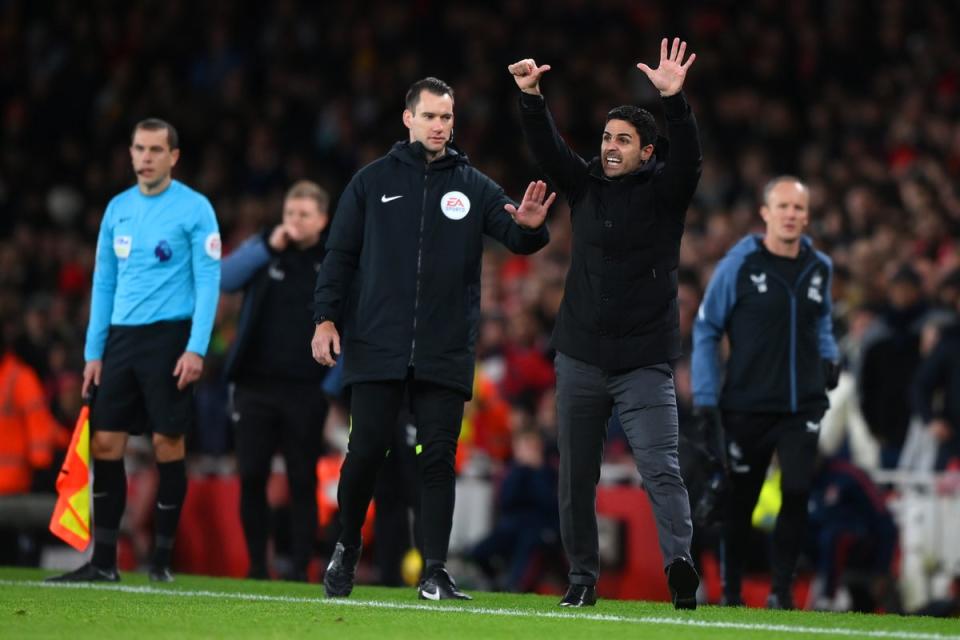 Mikel Arteta and Arsenal were left frustrated with a single point (Getty Images)