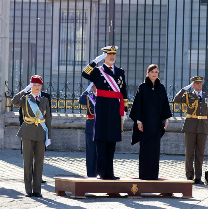 Los Reyes con la Princesa