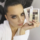 It's all about a smokey eye for the Victoria's Secret Angel as she shared a snap of her makeup before the event.