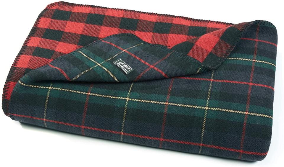 Eddie Bauer Rideline Lodge Reversible Wool Blanket (Photo via Amazon)