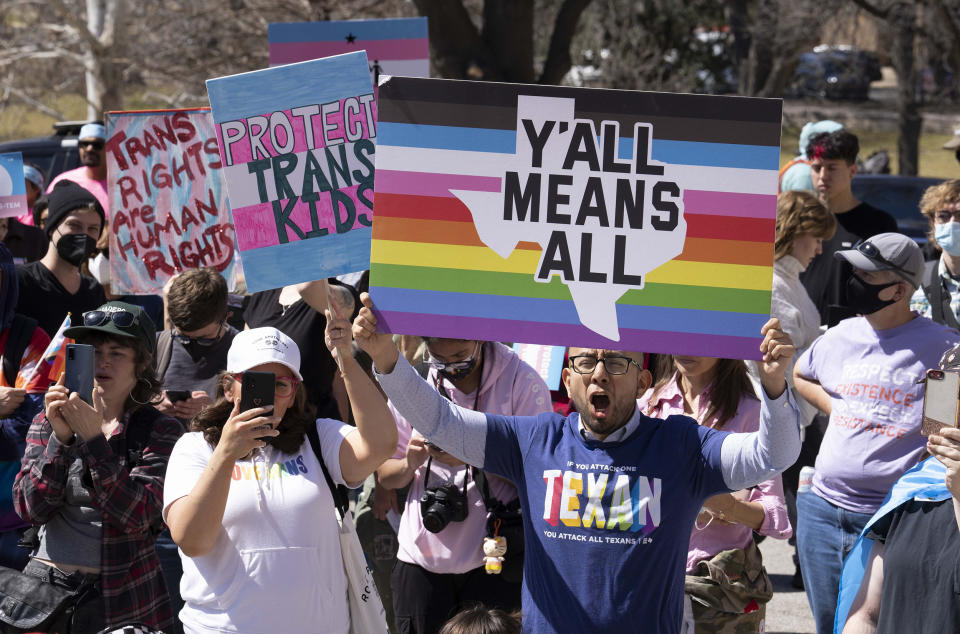 Image: Transgender Texans Criticize Abbott Directive (Bob Daemmrich / Zuma Press)