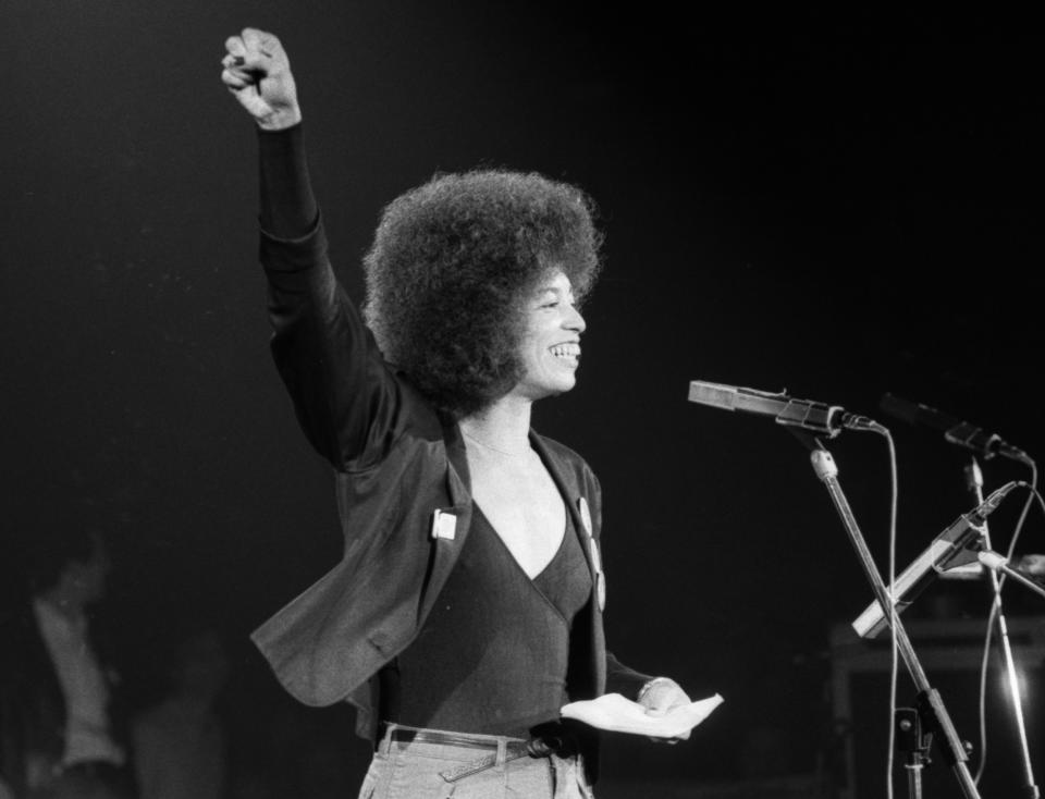 Activist and author Angela Davis was a member of the Black Panther Party. (Klaus Rose / ullstein bild / Getty Images)