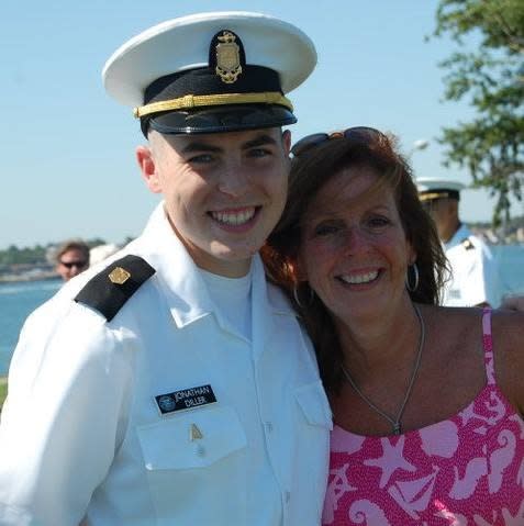 Diller with his mother Frances Diller. Facebook