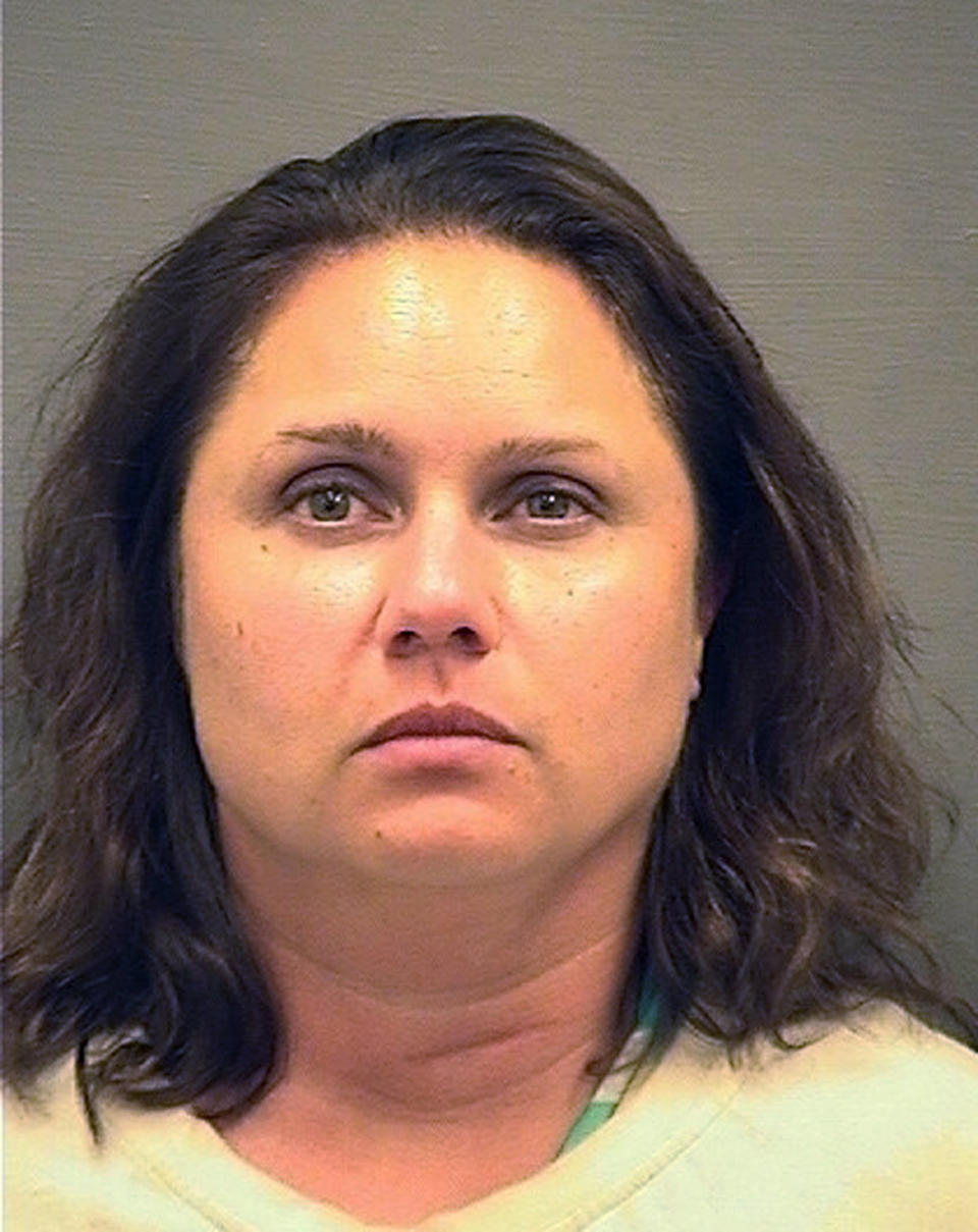 This image provided by the Alexandria Sheriff&rsquo;s Department shows a mug shot of Natalie Mayflower Edwards,&nbsp;a Treasury Department employee who has been accused of leaking confidential banking reports of suspects charged in special counsel Robert Mueller's investigation. (Photo: Associated Press)