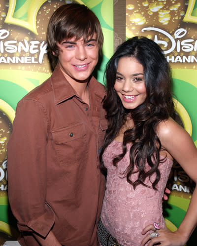 Co-stars Vanessa Hudgens and Zac Efron in 2005.