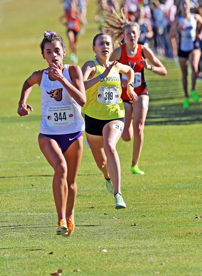 Johnston junior Olivia Verde was 4A girls runner-up at the state co-ed track meet in Fort Dodge Oct. 29. Verde has placed in the top seven at state all three years she's competed in Fort Dodge.