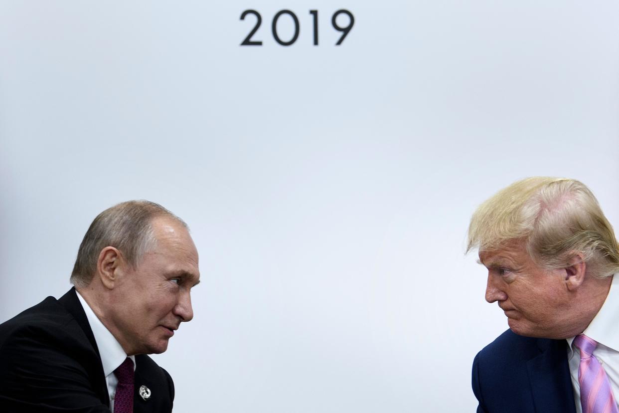 What does it mean when former President Donald Trump praises Vladimir Putin, a letter writer asks.