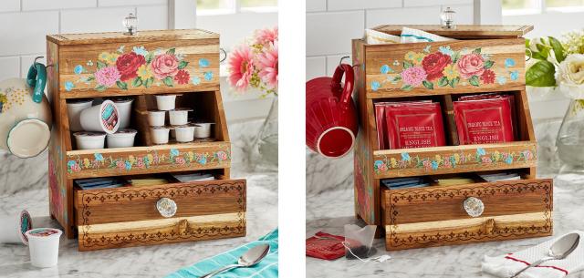 This Coffee and Tea Countertop Organizer From The Pioneer Woman s