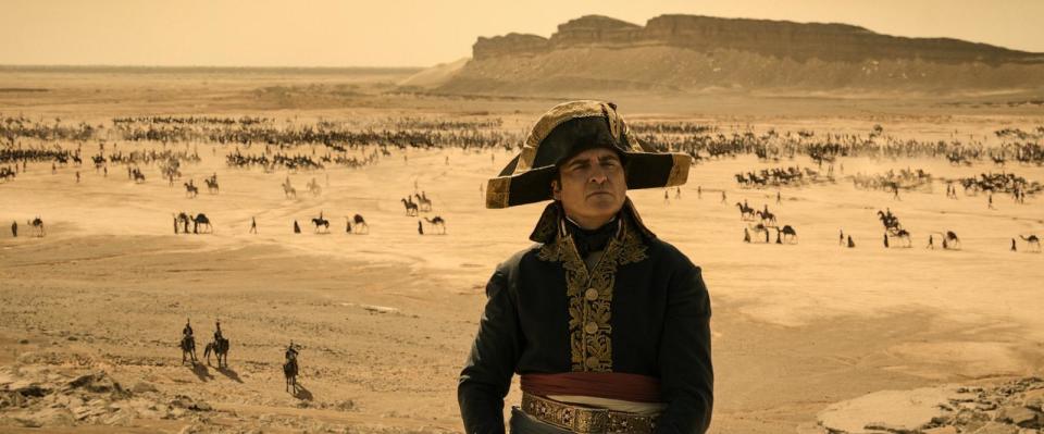 PHOTO: Joaquin Phoenix in 'Napoleon.' (Apple TV+)