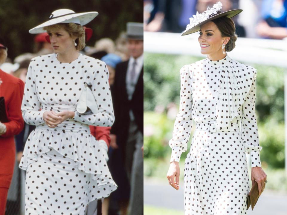 20 Times Kate Middleton Perfectly Recreated Princess Diana’s Iconic Fashion