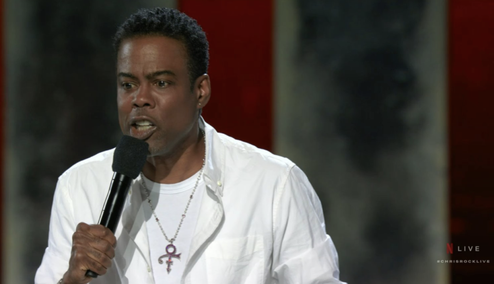 Chris Rock addressed the Will Smith Oscars slap during his Netflix comedy special on Saturday night (Netflix)