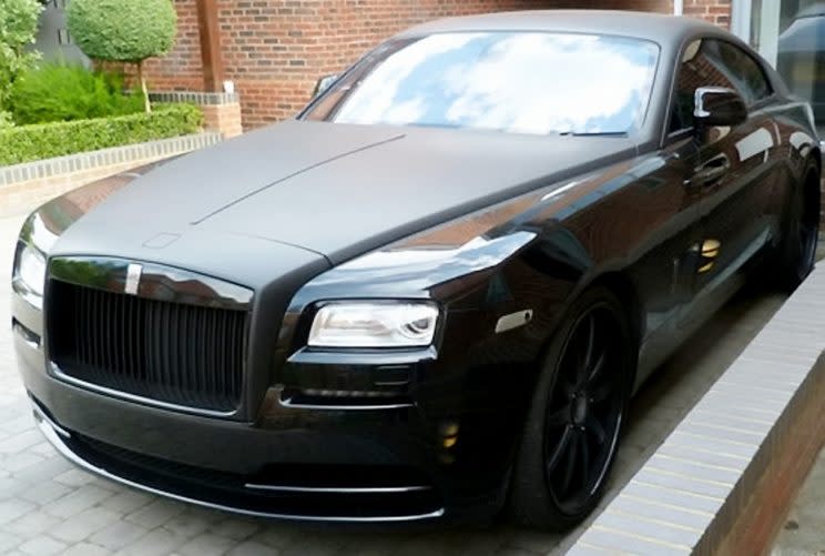 Joshua Copp’s Rolls Royce Wraith worth £230,000