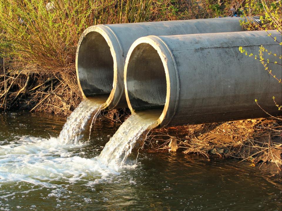 There were 824 incidents of sewage dumps every day in 2022 on average (Getty Images/iStockphoto)