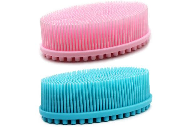 Upgrade your showertime with these exfoliating silicone body brushes