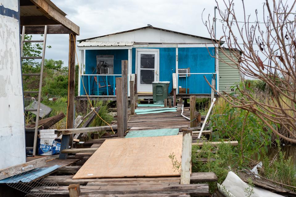 Hurricane Barry brought eight feet of water to Isle de Jean Charles prompting some to consider if they should stay.